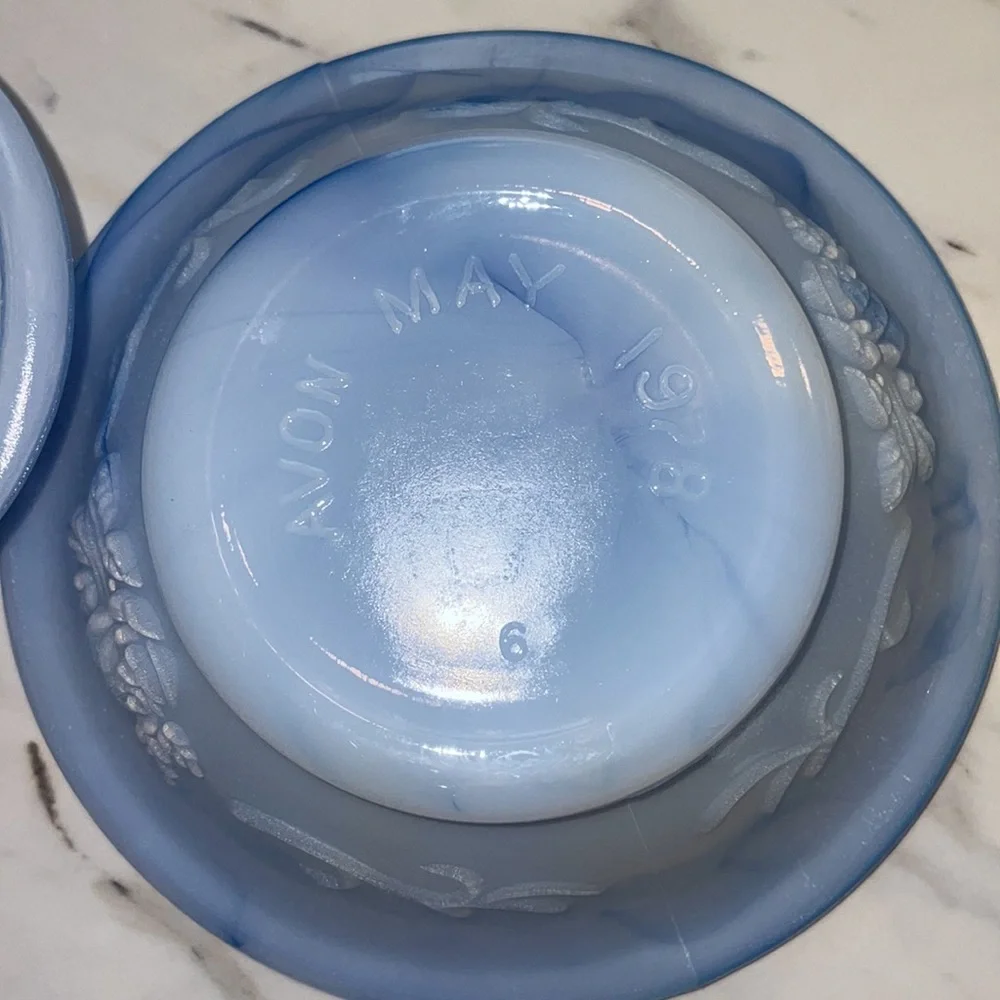 Vintage 1978 Avon soap dish pitcher set